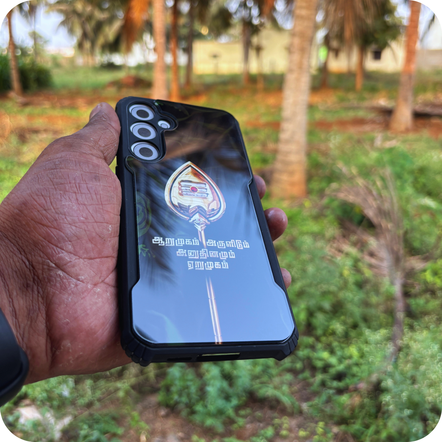 Murugar Vel With Text Acrylic Case