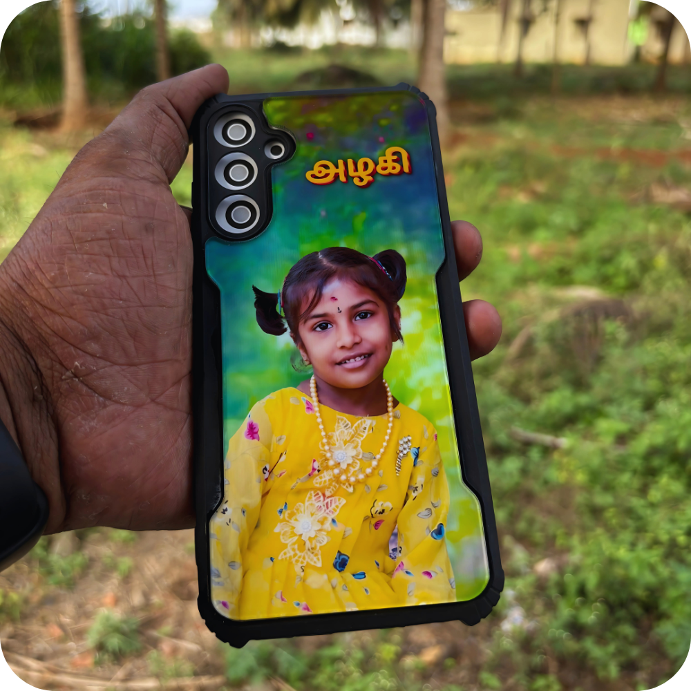 Customised Premium Acrylic Case With text ALAGI