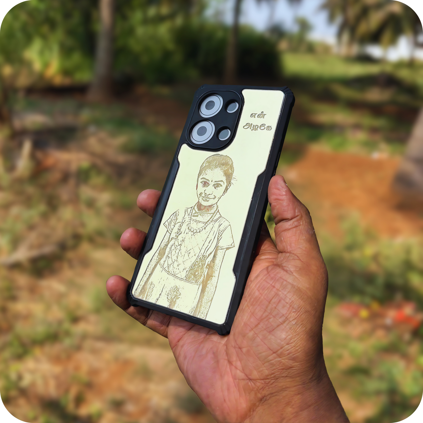Customised Premium Gold Cases with Text
