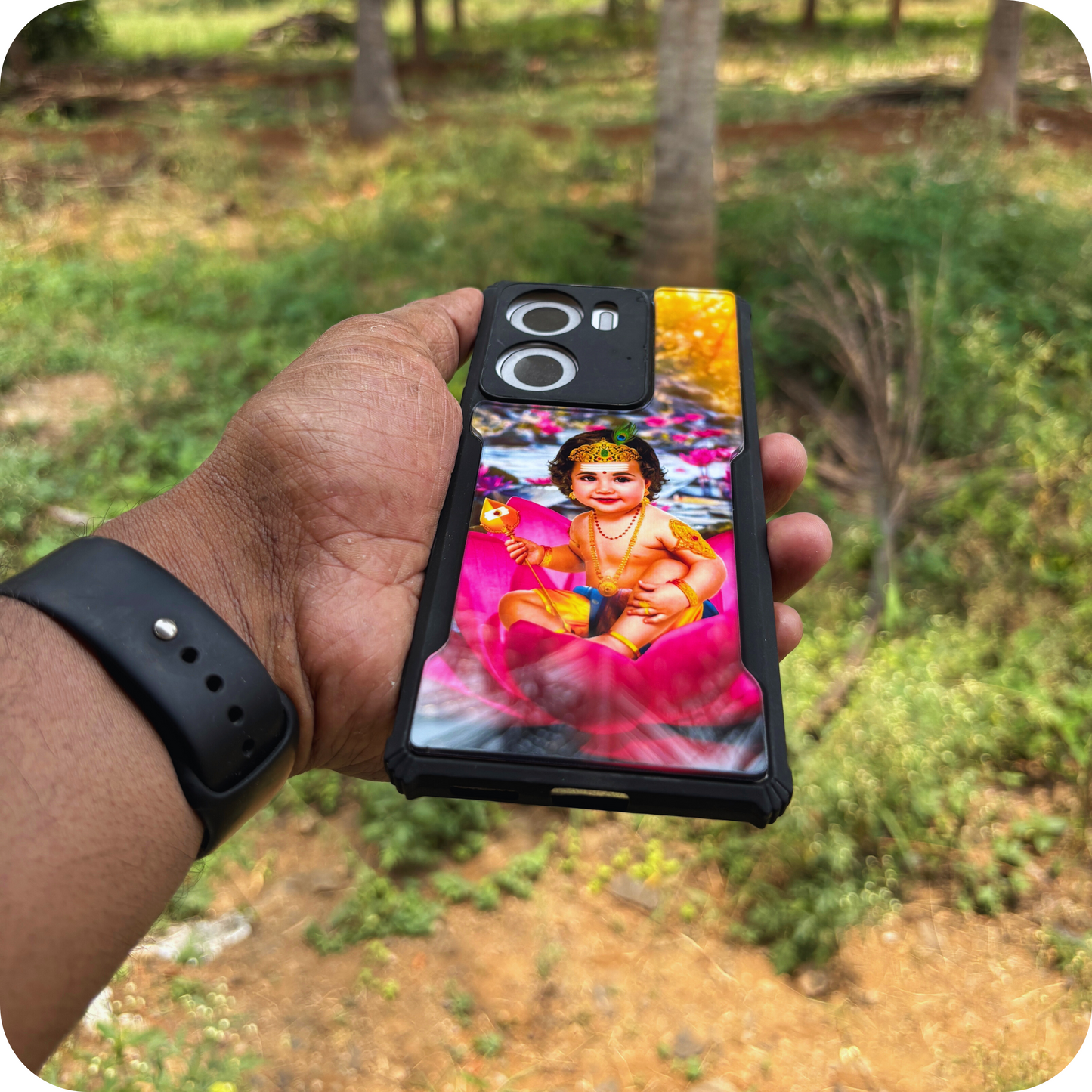 Baby Murugar Acrylic Cases Lotus