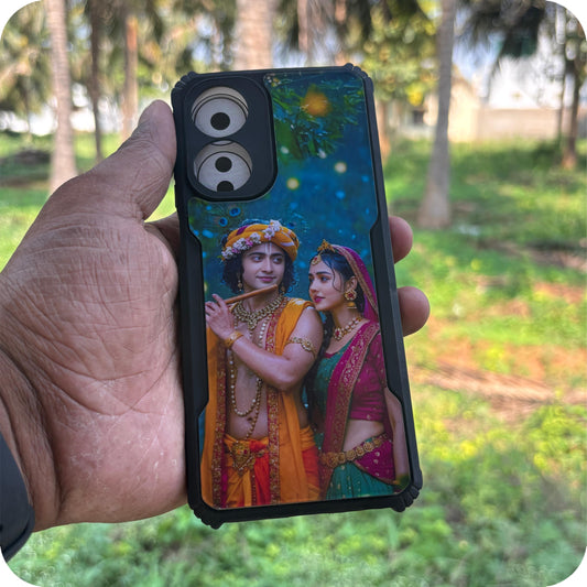 Krishnar and Radhai premium acrylic case