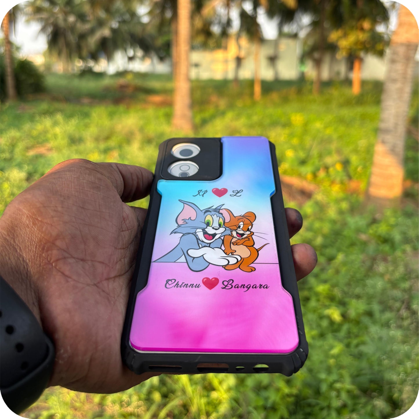 Tom and jerry premium acrylic case