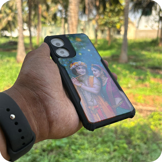 Krishnar and Radhai premium acrylic case