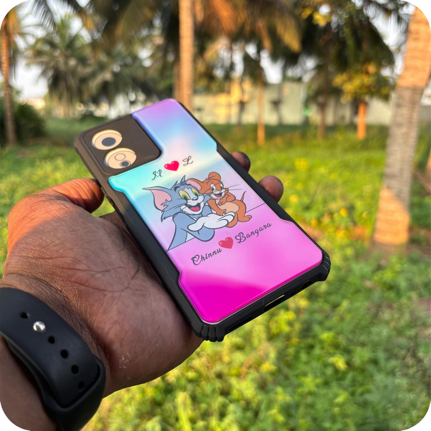 Tom and jerry premium acrylic case