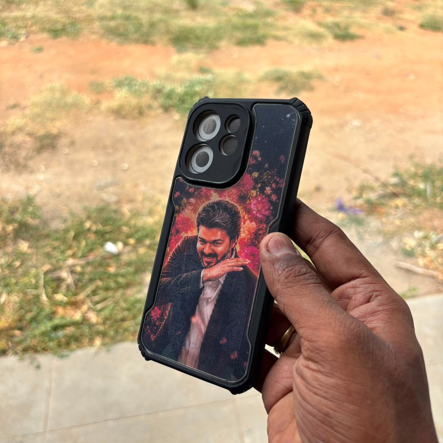 TVK magic mobile case  8 with flower background