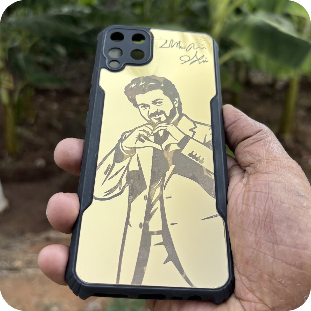 Gold Thalapathy Mobile Case G004