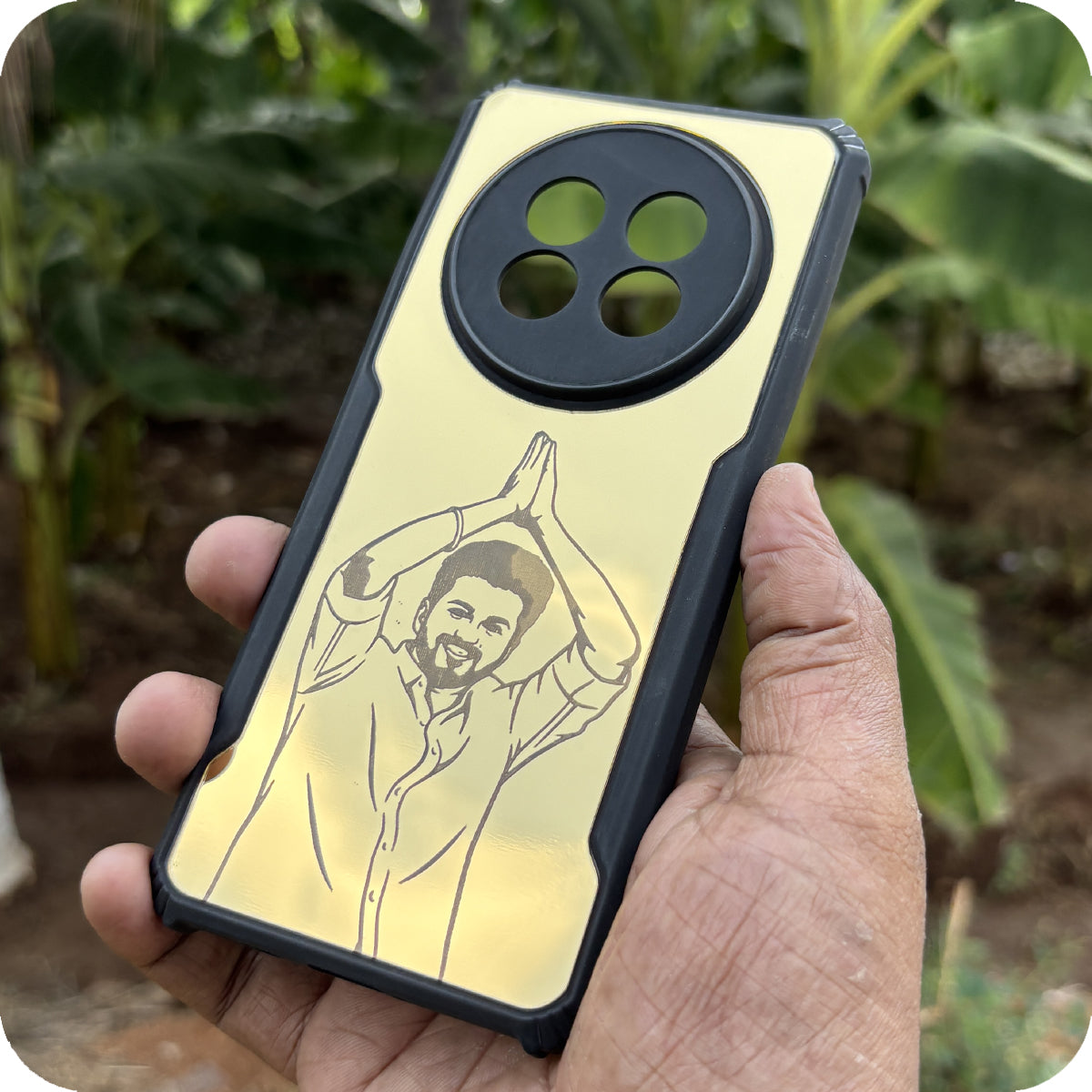 Gold Thalapathy Mobile Case